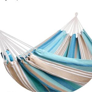 Innostage brand blue and earth toned hammock in original bag nwt